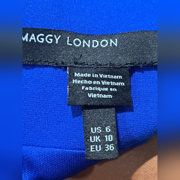 Maggy London cold shoulder dress size 8 - Picture 5 of 5